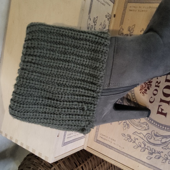 Guess faux leg warmers shoe booties sweater cuff boots 6.5 - Picture 4 of 5